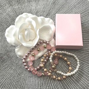🎀Beaded Stackable Bracelet Set | Hand Assembled🎀